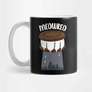 Meowreo - Cute and Funny Cat Paw Cookie Mug